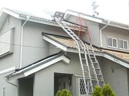 既存コロニアル屋根撤去